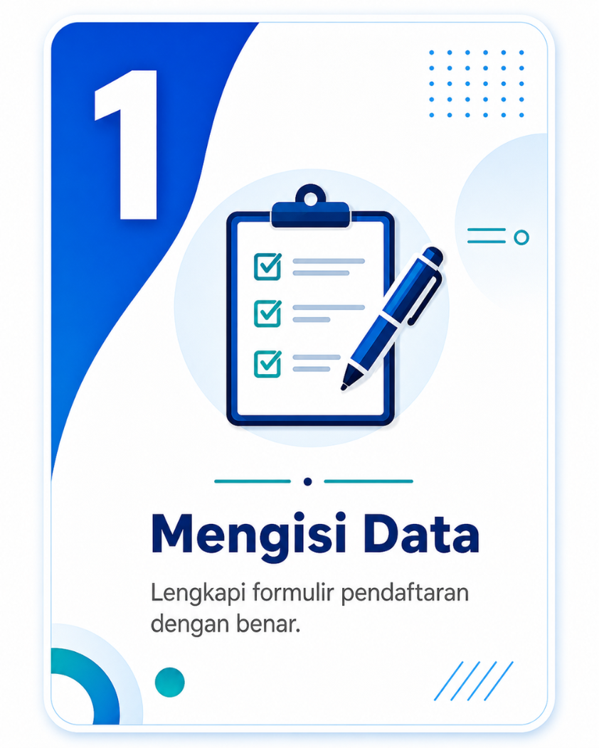 Alur pendaftaran langkah 1